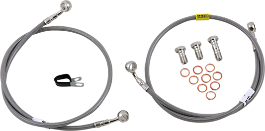 GBRAKES Complete Brake Line Kit - Front - Stainless Steel - CB900F 919 '02-'09