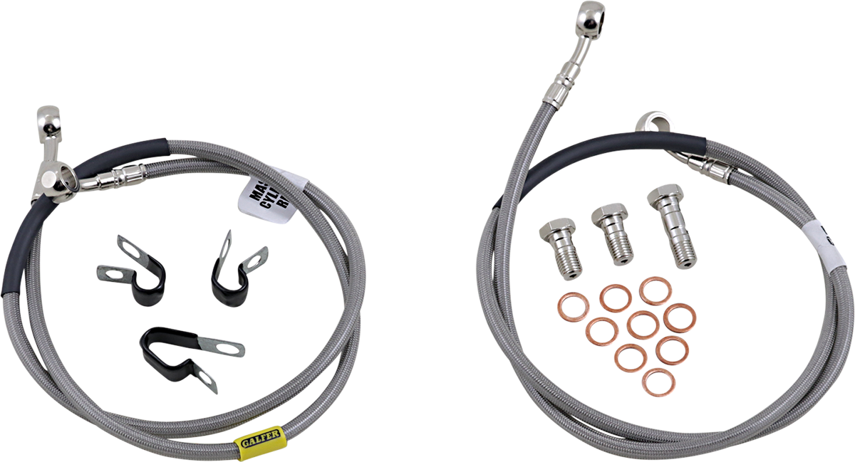 GBRAKES Complete Brake Line Kit - Front - Stainless Steel - V-Strom '02-'12