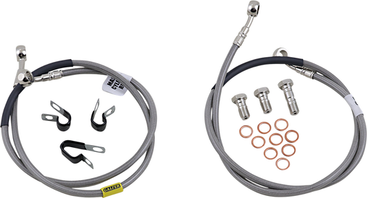 GBRAKES Complete Brake Line Kit - Front - Stainless Steel - V-Strom '02-'12