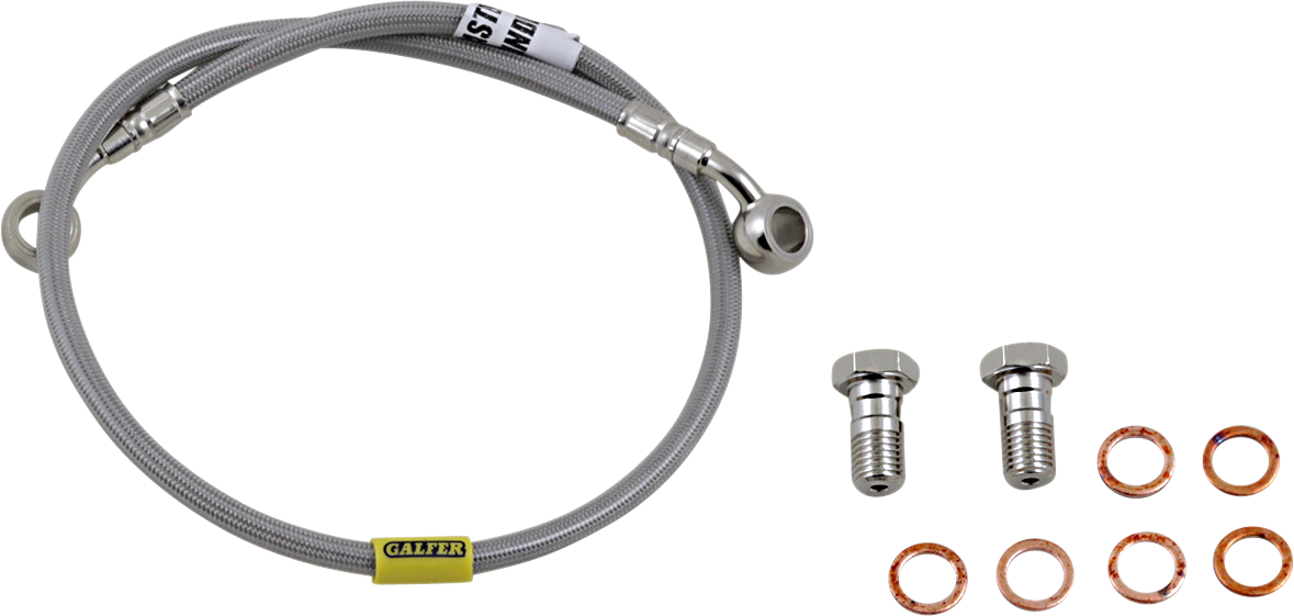 GBRAKES Complete Brake Line Kit - Rear - Stainless Steel - V-Strom '02-'12