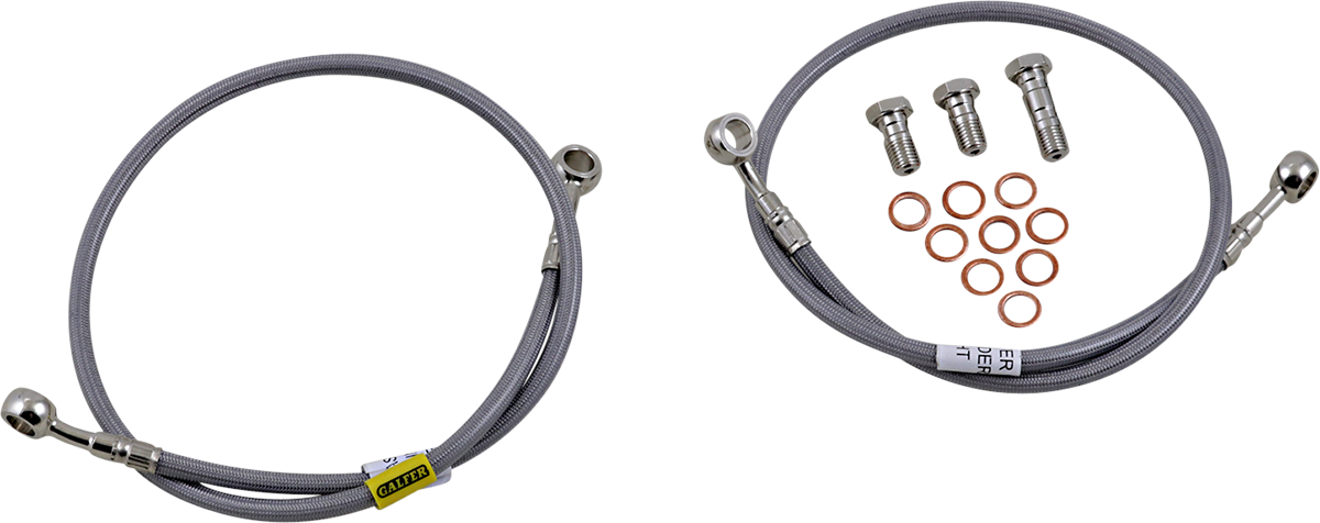 GBRAKES Complete Brake Line Kit - Front - Stainless Steel - GSX-R1000 '03-'04
