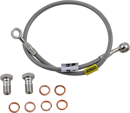 GBRAKES Complete Brake Line Kit - Rear - Stainless Steel - YZF-R6 / YZF-R6S '03-'09