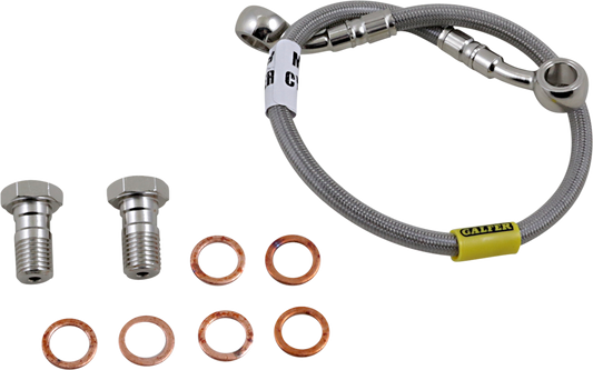 GBRAKES Complete Brake Line Kit - Rear - Stainless Steel - SV650 '03-'04
