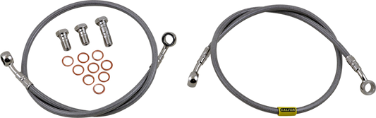 GBRAKES Complete Brake Line Kit - Front - Stainless Steel - ZX1000 Ninja ZX-10R '04-'05
