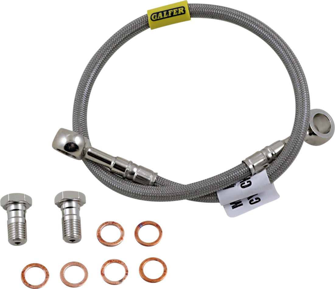 GBRAKES Complete Brake Line Kit - Rear - Stainless Steel - YZF-R1 '04-'05