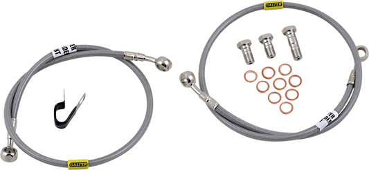 GBRAKES Complete Brake Line Kit - Front - Stainless Steel - GSX-R '04-'08