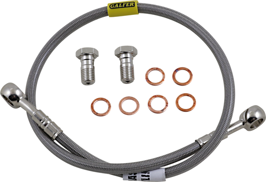 GBRAKES Complete Brake Line Kit - Rear - Stainless Steel - GSX-R '04-'05