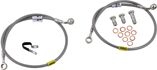 GBRAKES Complete Brake Line Kit - Front - Stainless Steel - CBR1000RR '04-'07