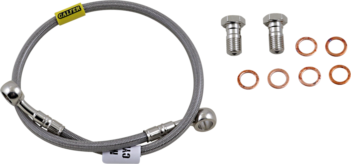 GBRAKES Complete Brake Line Kit - Rear - Stainless Steel - CBR1000RR '04-'05