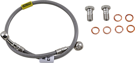 GBRAKES Complete Brake Line Kit - Rear - Stainless Steel - CBR1000RR '04-'05