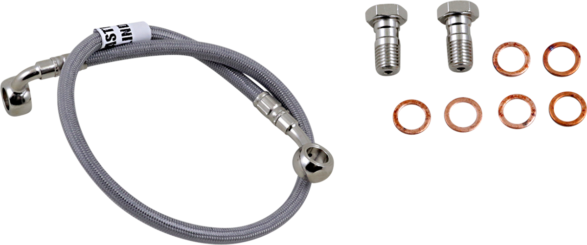 GBRAKES Complete Brake Line Kit - Rear - Stainless Steel - FZS600 FZ6 '04-'06