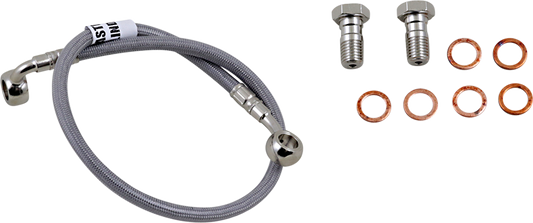 GBRAKES Complete Brake Line Kit - Rear - Stainless Steel - FZS600 FZ6 '04-'06