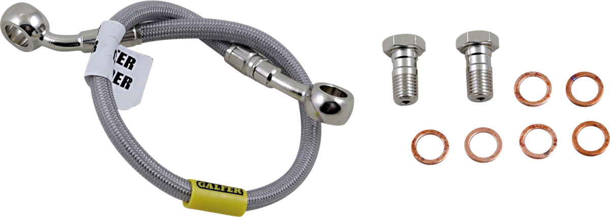 GBRAKES Complete Brake Line Kit - Rear - Stainless Steel - SV650 '05-'08