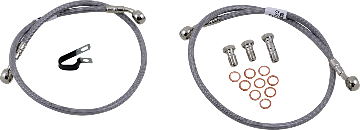 GBRAKES Complete Brake Line Kit - Front - Stainless Steel - YZF-R6 '05