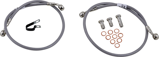 GBRAKES Complete Brake Line Kit - Front - Stainless Steel - YZF-R6 '05