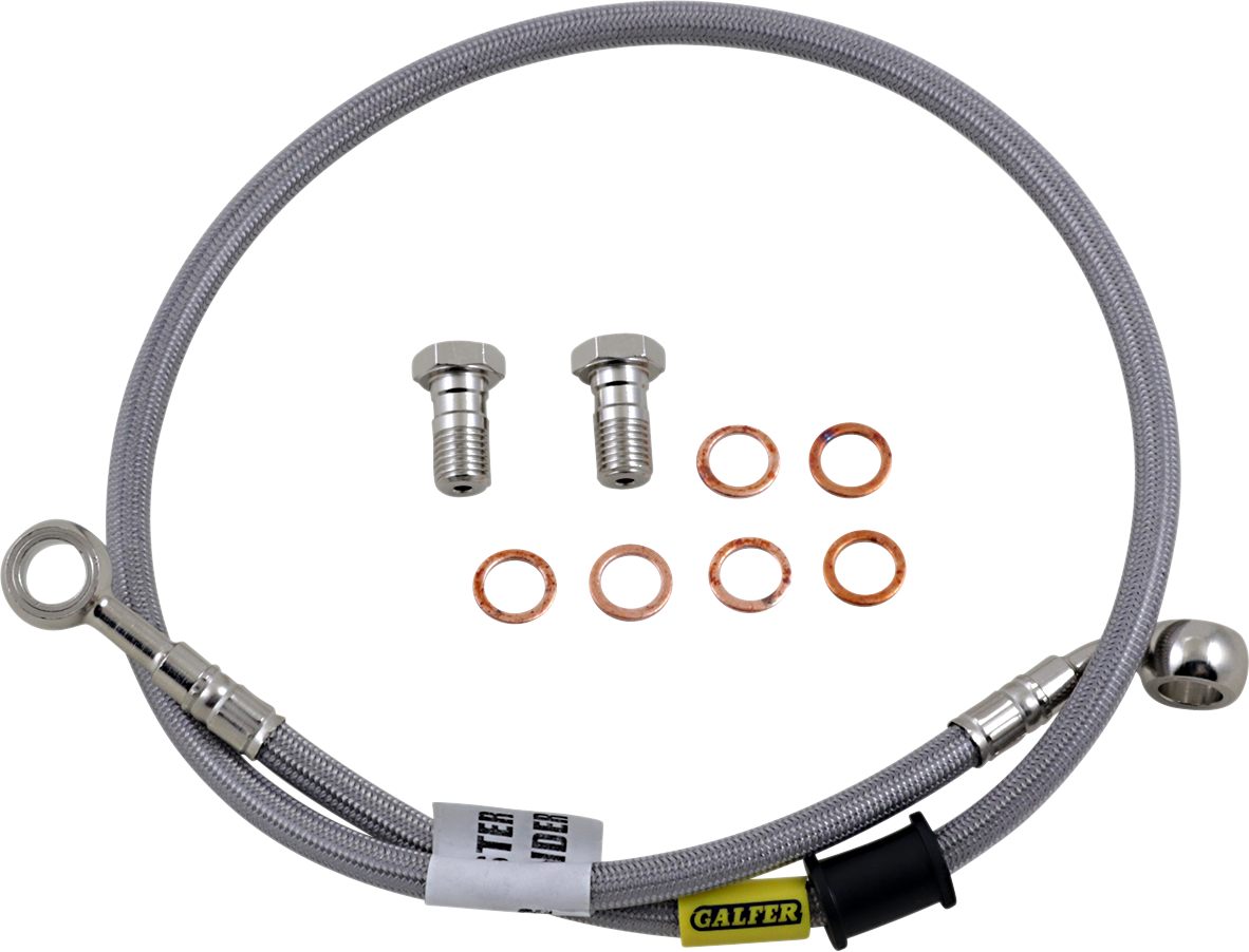GBRAKES Complete Brake Line Kit - Rear - Stainless Steel - Ninja ZX-14R '06-'15