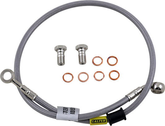 GBRAKES Complete Brake Line Kit - Rear - Stainless Steel - Ninja ZX-14R '06-'15