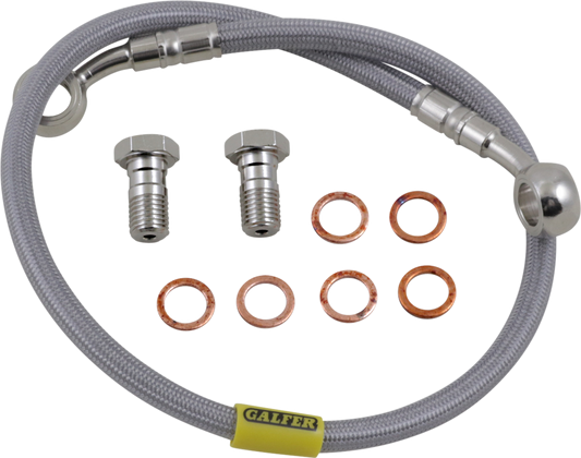 GBRAKES Complete Brake Line Kit - Rear - Stainless Steel - ZZR 600 '04-'08