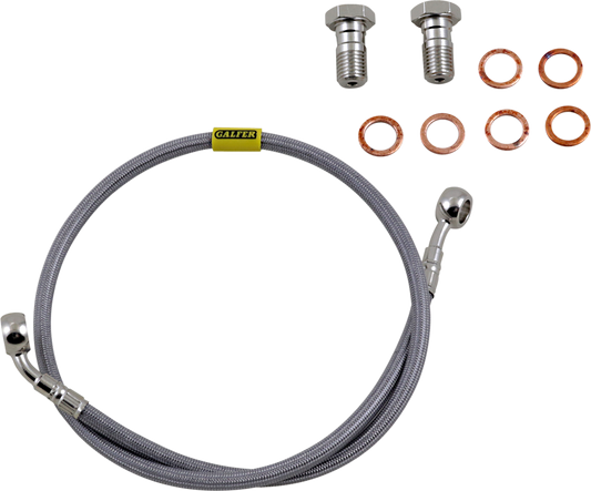 GBRAKES Complete Brake Line Kit - Front - Stainless Steel - EX500 Ninja 500R '06-'09