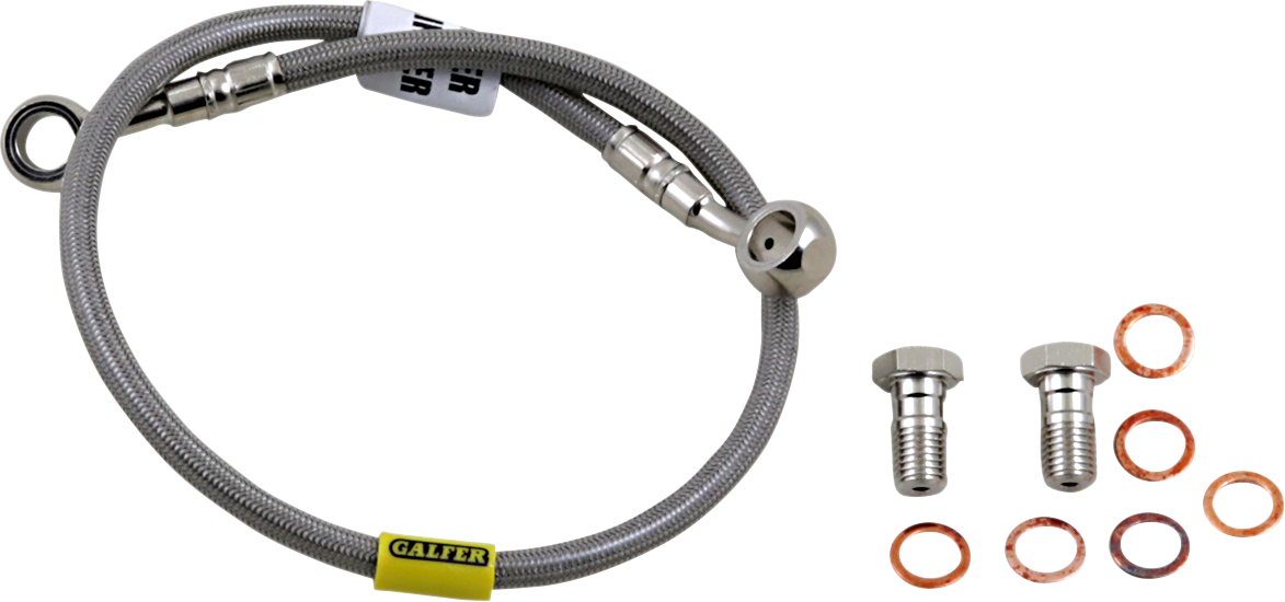 GBRAKES Brake Line Kit - Rear - Stainless Steel - EX250F / EX300 '08-'17