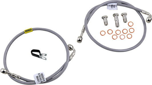 GBRAKES Brake Line Kit - Front - Stainless Steel - YZF-R1 '09-'14