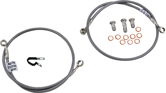 GBRAKES Brake Line Kit - Front - Stainless Steel - FZ6R '09-'17