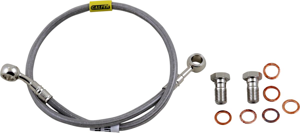 GBRAKES Brake Line Kit - Rear - Stainless Steel - ZX600 Ninja ZX-6R '09-'12