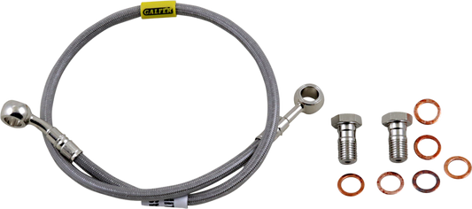 GBRAKES Brake Line Kit - Rear - Stainless Steel - ZX600 Ninja ZX-6R '09-'12