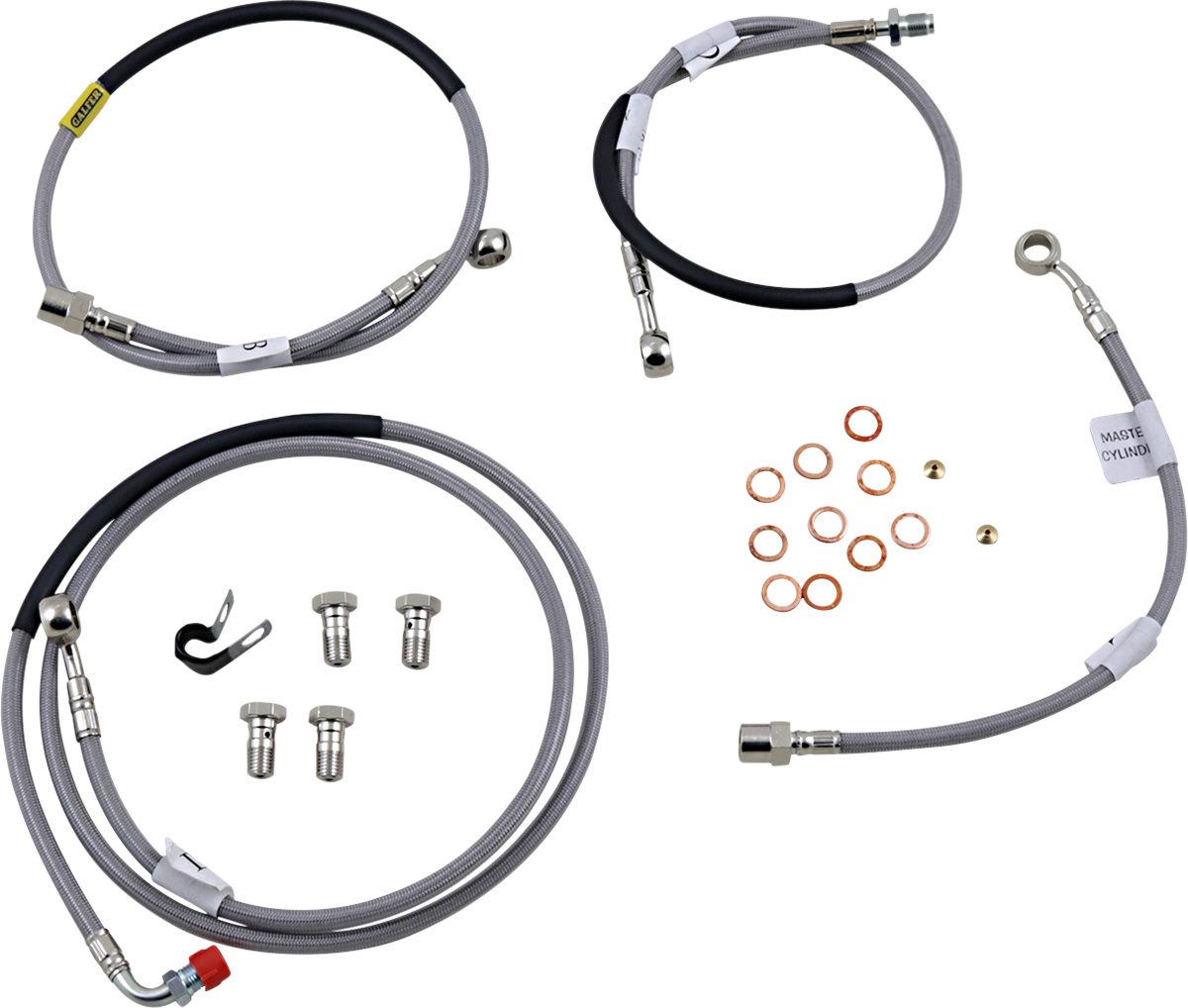 GBRAKES Brake Line Kit - Front / Rear - Stainless Steel - EX300 Ninja 300 '14-'17