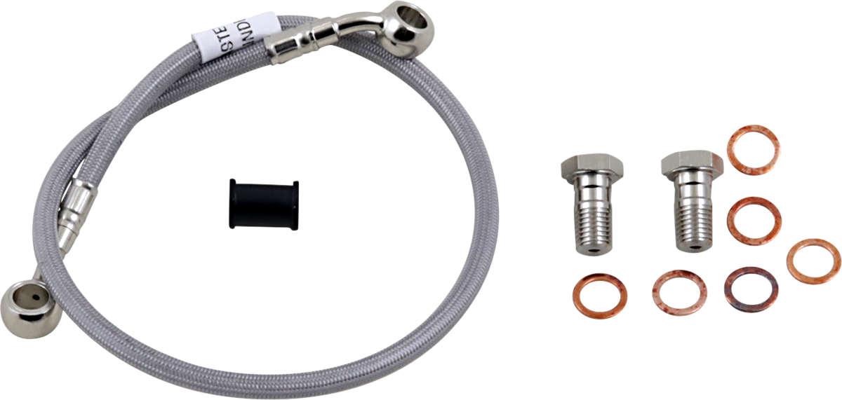 GBRAKES Brake Line Kit - Rear - Stainless Steel - FZ-07 '15-'17