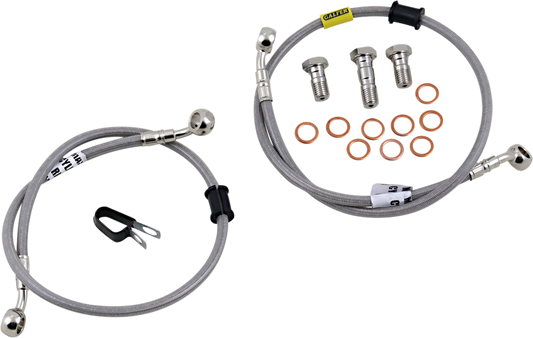 GBRAKES Brake Line Kit - Front - Stainless Steel - ZX1000 Ninja ZX-10R '16-'18