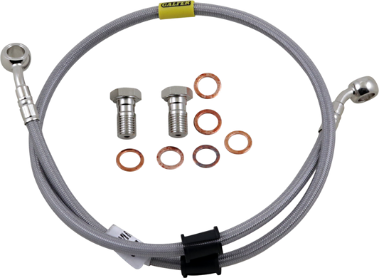 GBRAKES Brake Line Kit - Front - Stainless Steel - BR125 Z125 PRO '17-'20