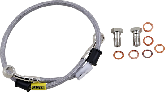 GBRAKES Brake Line Kit - Rear - Stainless Steel - BR125 Z125 PRO '17-'23