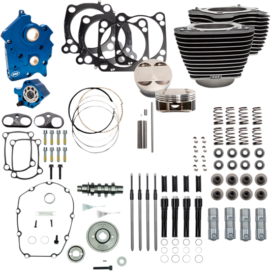 S&S CYCLE 124" Power Package Engine Performance Kit - Gear Drive