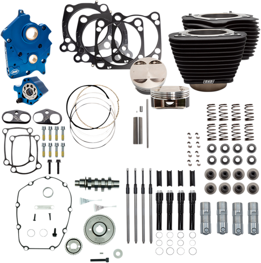 S&S CYCLE 124" Power Package Engine Performance Kit - Gear Drive