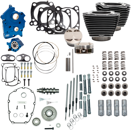 S&S CYCLE 128" Power Package Engine Performance Kit - Gear Drive