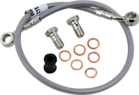 GBRAKES Brake Line Kit - Rear - Stainless Steel - Versys-X 300 '17-'23