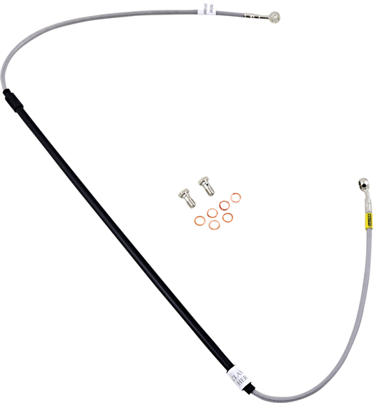 GBRAKES Brake Line Kit - Front - Stainless Steel - CR125R / CR250R / CR500R '92-'03
