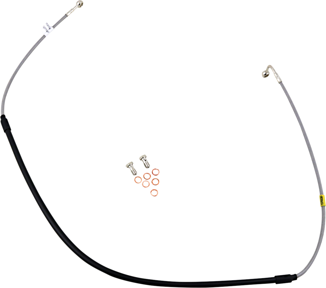 GBRAKES Complete Brake Line Kit - Front - Stainless Steel - RM125 / RM250 '99-'03