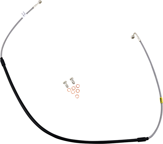 GBRAKES Complete Brake Line Kit - Front - Stainless Steel - RM125 / RM250 '99-'03