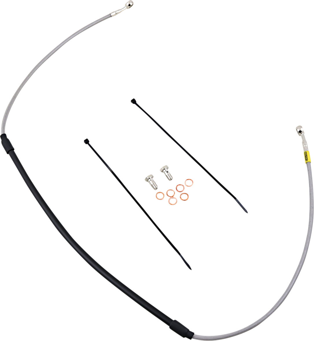 GBRAKES Complete Brake Line Kit - Front - Stainless Steel - RM125 / RM250 '96-'03
