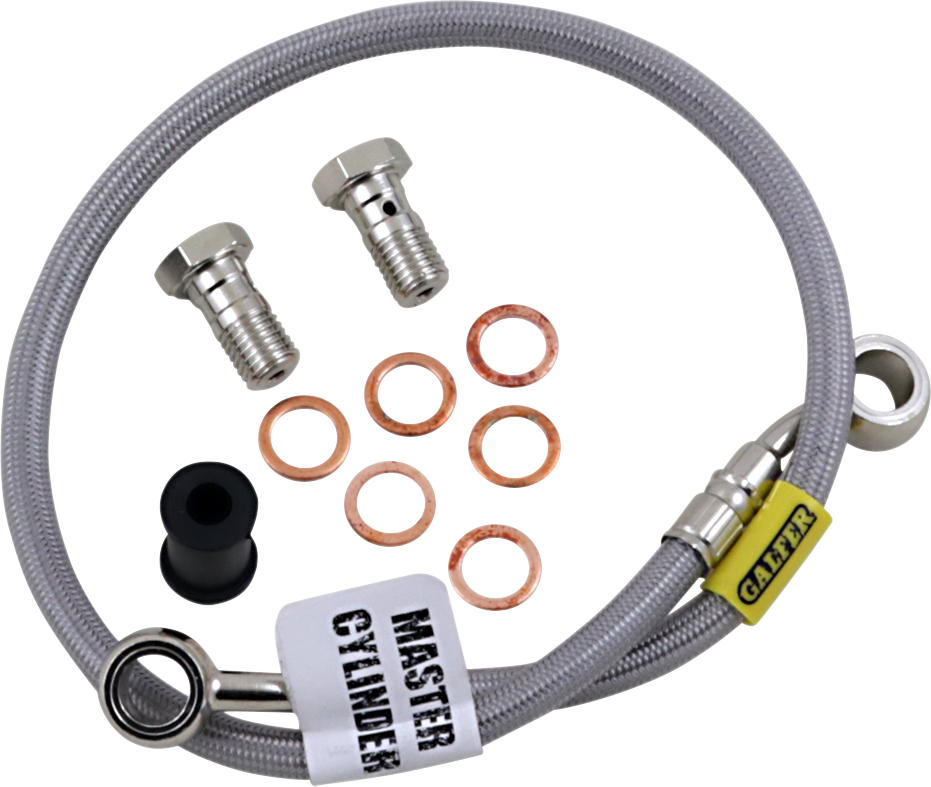 GBRAKES Brake Line Kit - Rear - Stainless Steel - KLR650 '88-'07