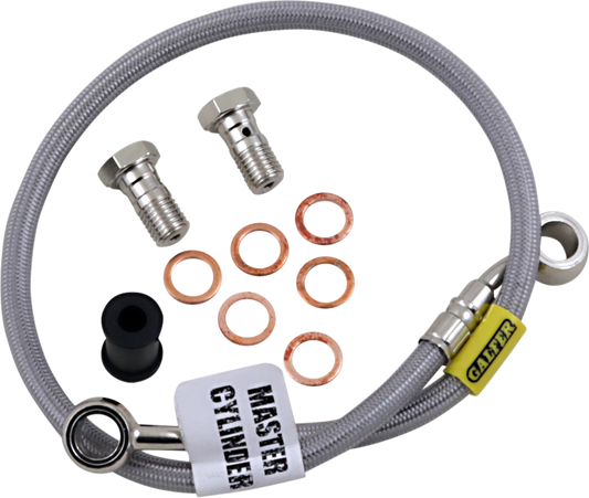 GBRAKES Brake Line Kit - Rear - Stainless Steel - KLR650 '88-'07