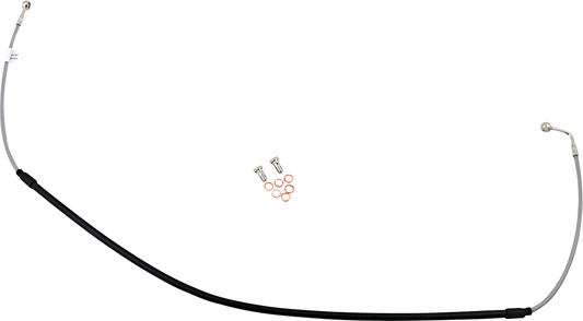 GBRAKES Complete Brake Line Kit - Front - Stainless Steel - KX125 / KX250 / KX500 '90-'03