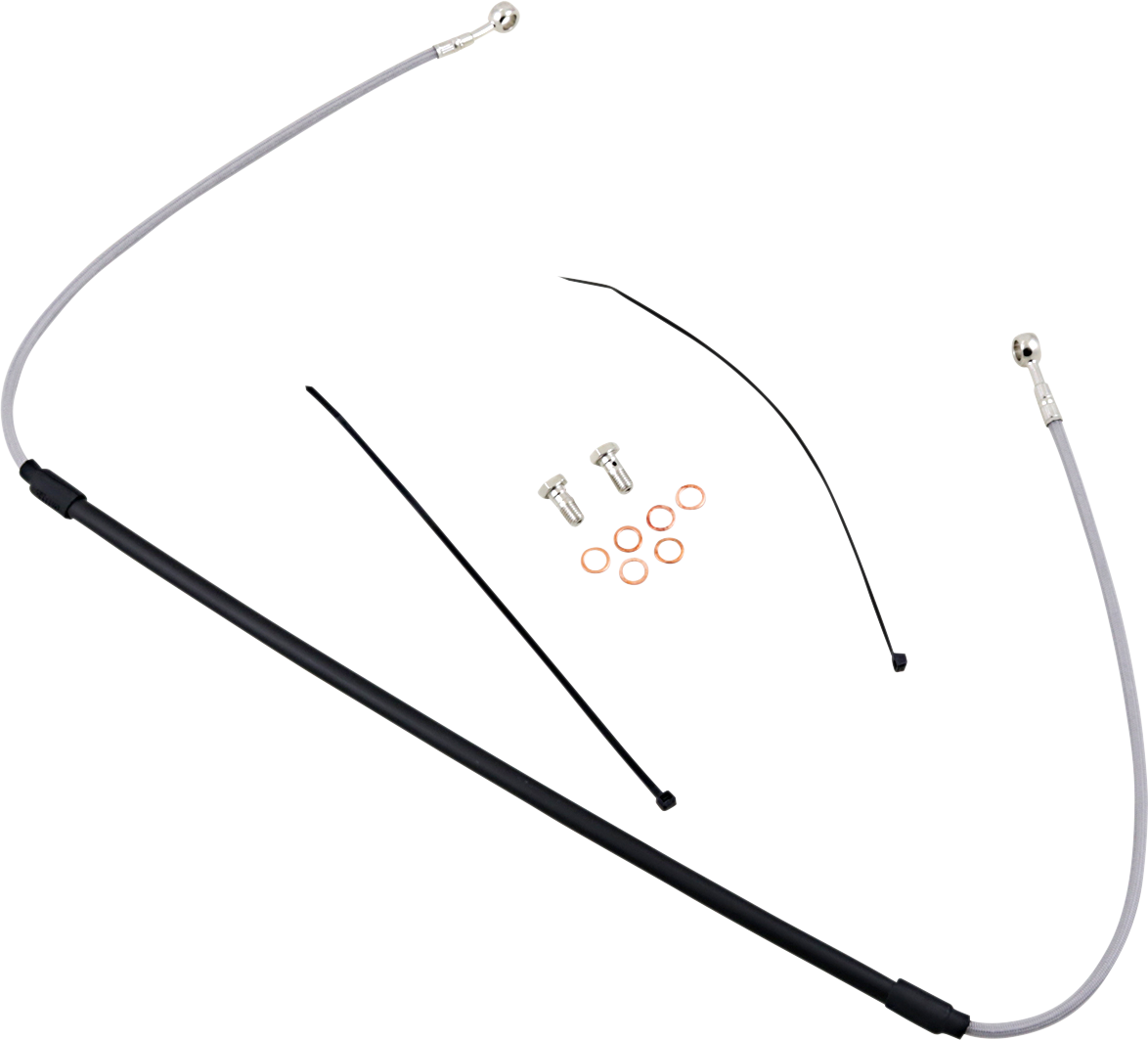 GBRAKES Complete Brake Line Kit - Front - Stainless Steel - KX125 / KX250 / KX500 '90-'03