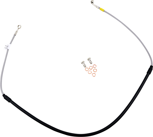 GBRAKES Complete Brake Line Kit - Front - Stainless Steel - XR650L / XR650R '93-'13