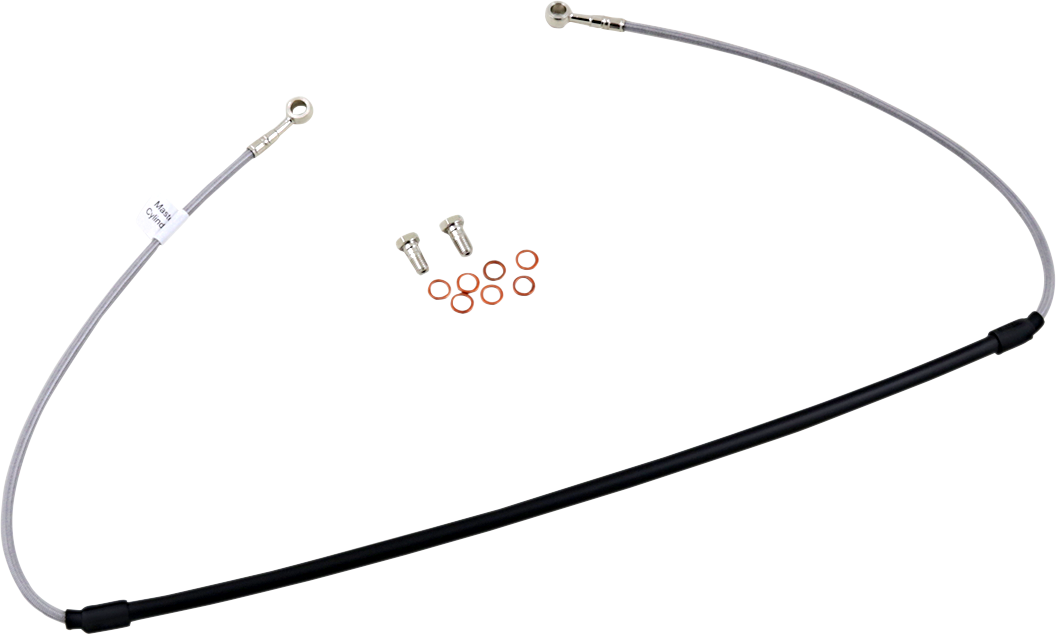 GBRAKES Complete Brake Line Kit - Front - Stainless Steel - KLR250 '84-'05