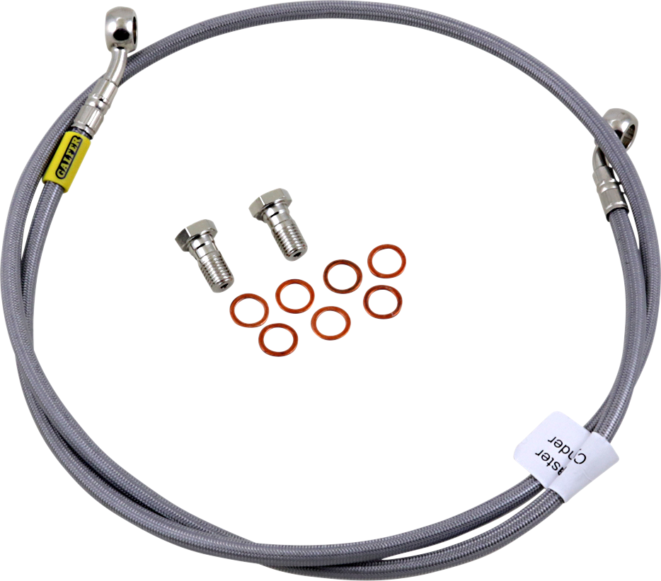 GBRAKES Complete Brake Line Kit - Front - Stainless Steel - KLR650 '08-'18