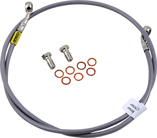 GBRAKES Complete Brake Line Kit - Front - Stainless Steel - KLR650 '08-'18