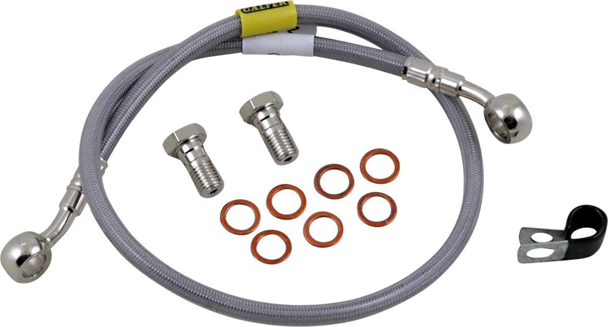 GBRAKES Complete Brake Line Kit - Rear - Stainless Steel - KLR650 '08-'18